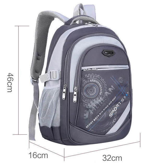 2017 hot new children school bags for teenagers boys girls orthopedic school backpack waterproof satchel kids book bag mochila