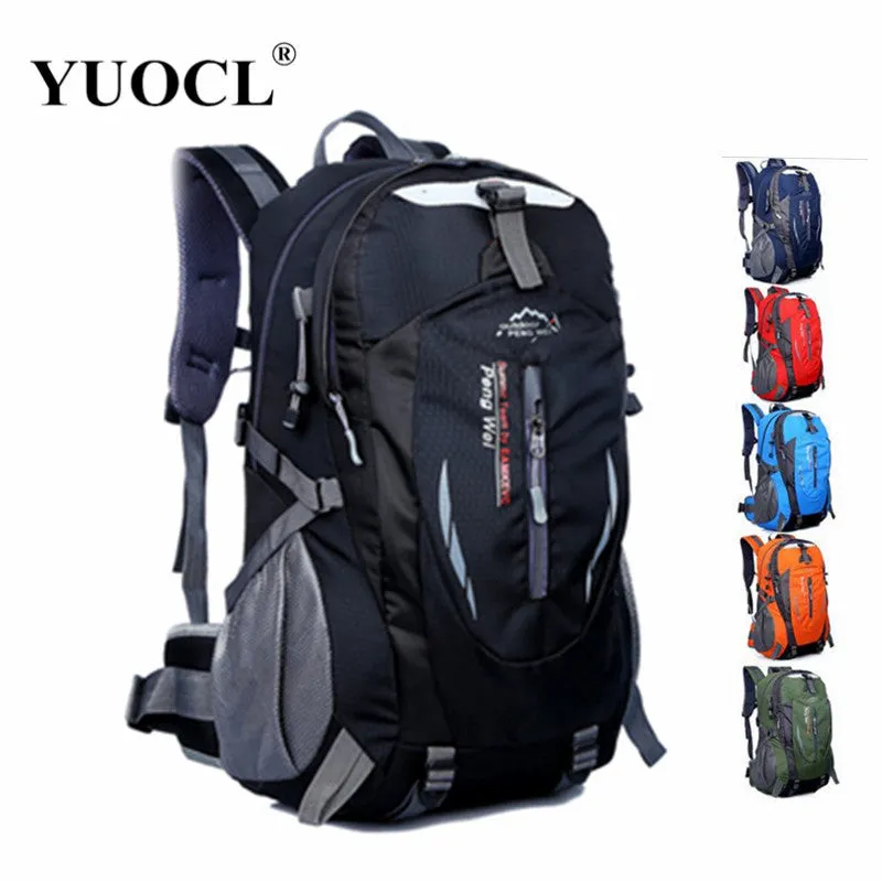 2017 New Waterproof Nylon  Backpack Bag Rucksack Mountaineering Bag Men's Travel Bags Backpack 7 color