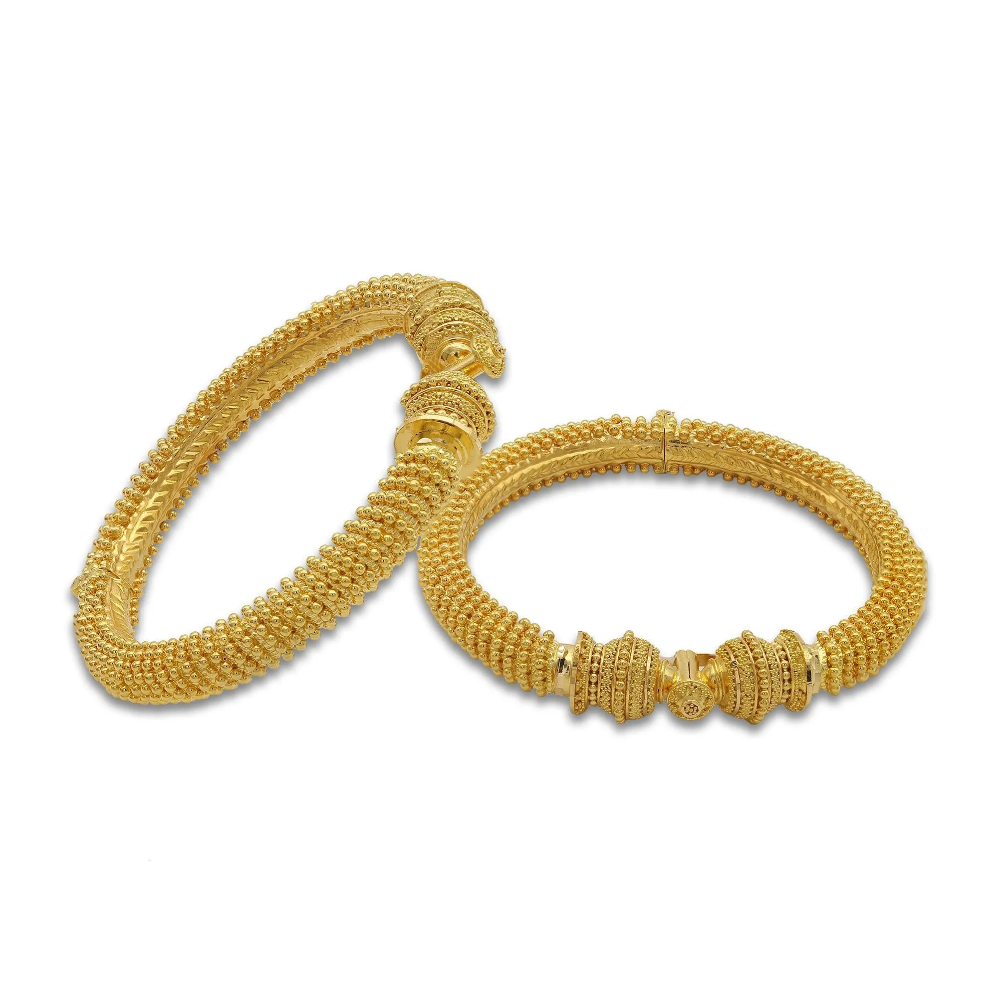 22K Gold 2 Piece Bangles