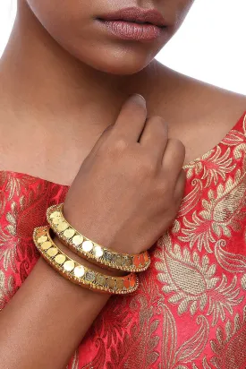 Alloy Bangles in Gold