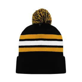 Athletic Knit (AK) A1830Y-498 Youth Boston Black Hockey Toque/Beanie