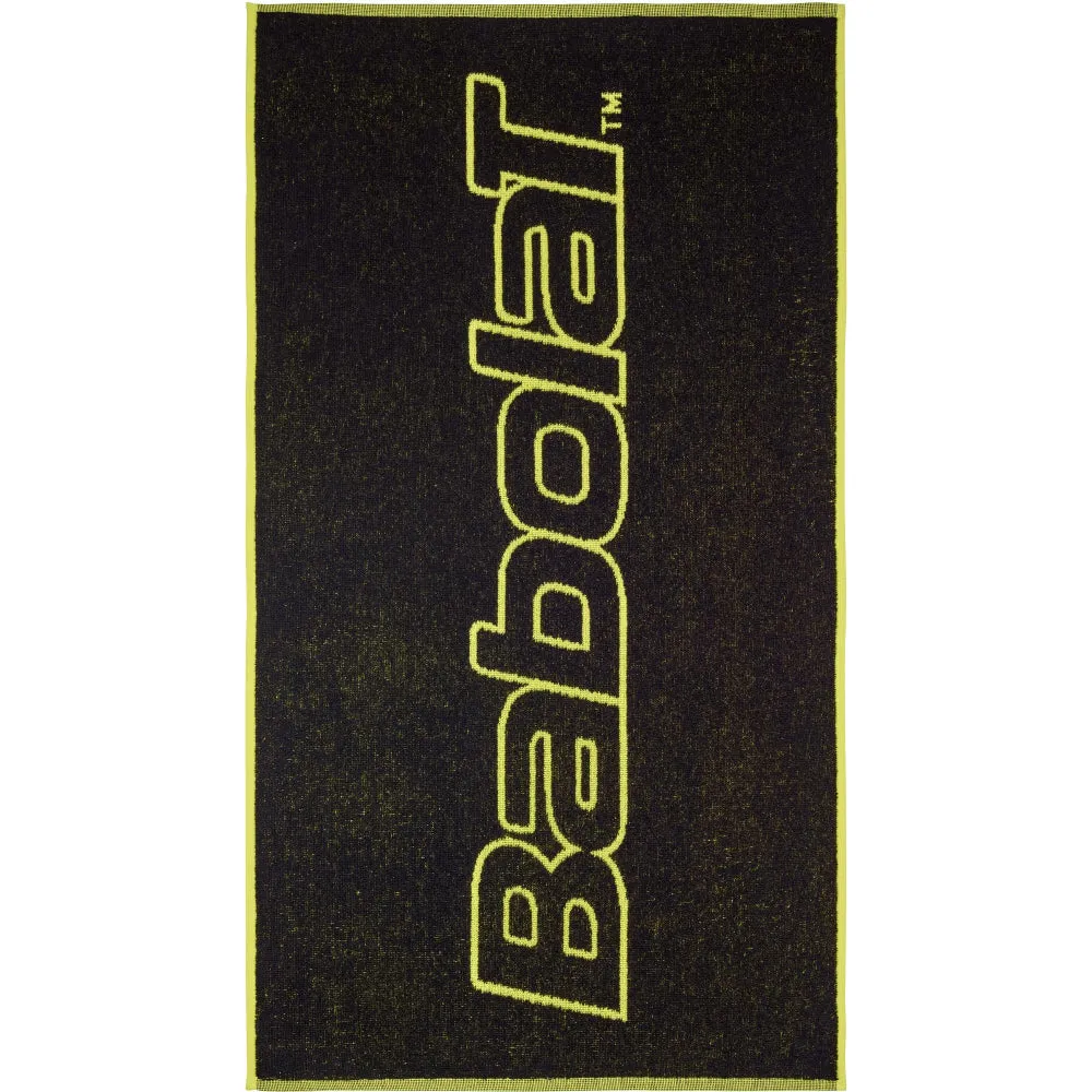 Babolat Aero Medium Tennis Towel Black Yellow