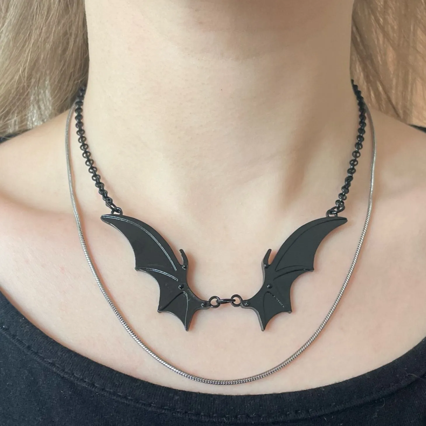 Bat Pendant Necklace