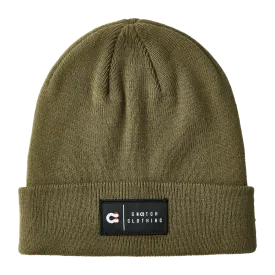 Beanie Patch Label Army Green