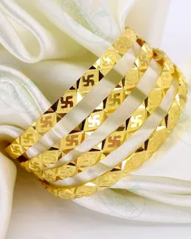 BEAUTIFUL SWASTIK DESIGNER BANGLES