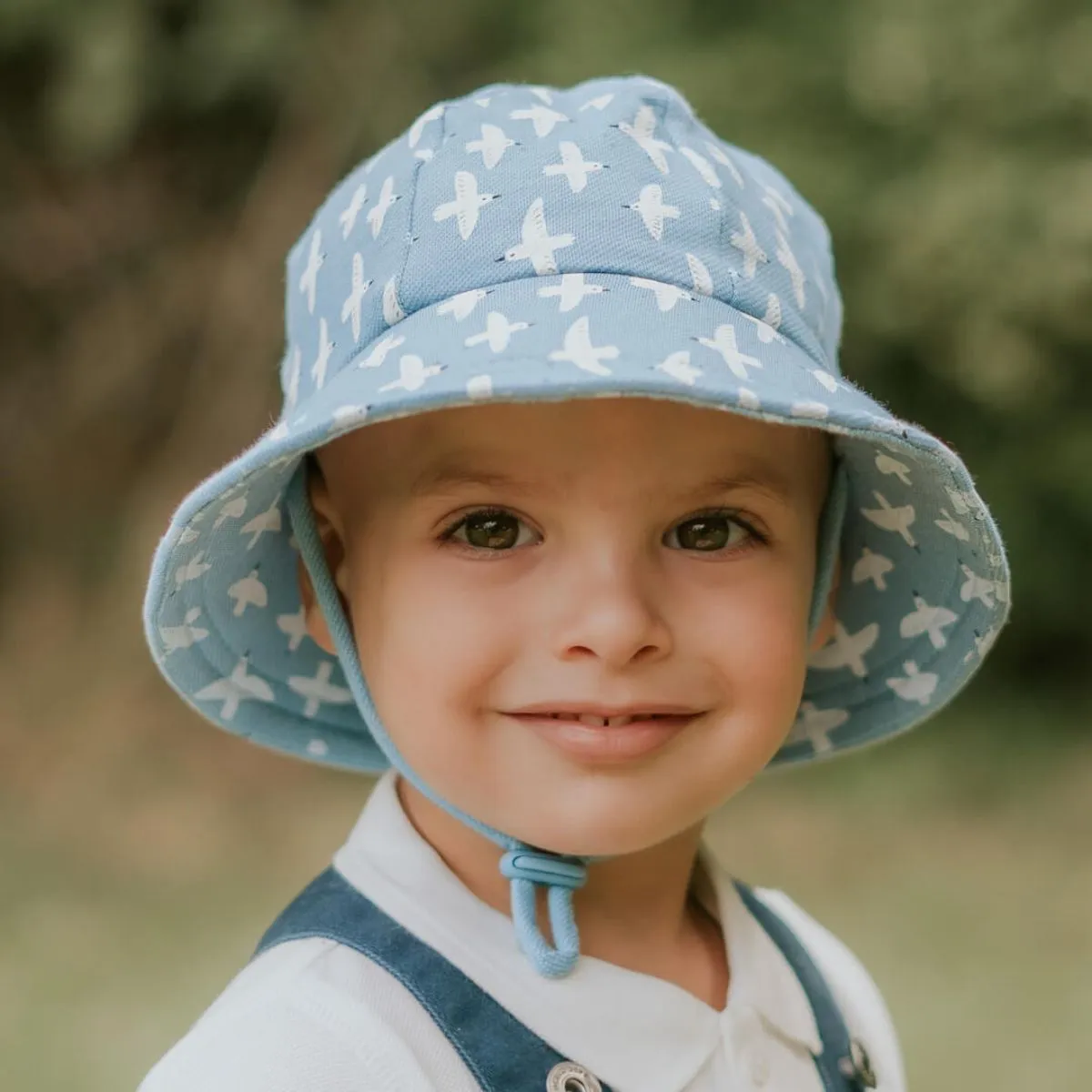 Bedhead Baby Bucket Hat with Strap - Limited Edition - Birdie