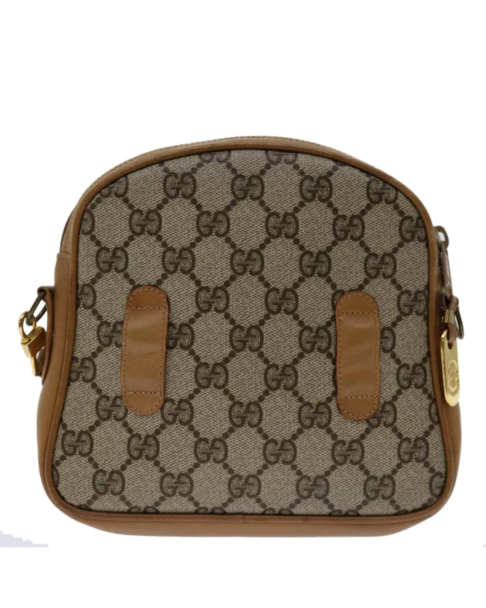 Beige GG Supreme Shoulder Bag with Shoulder Strap