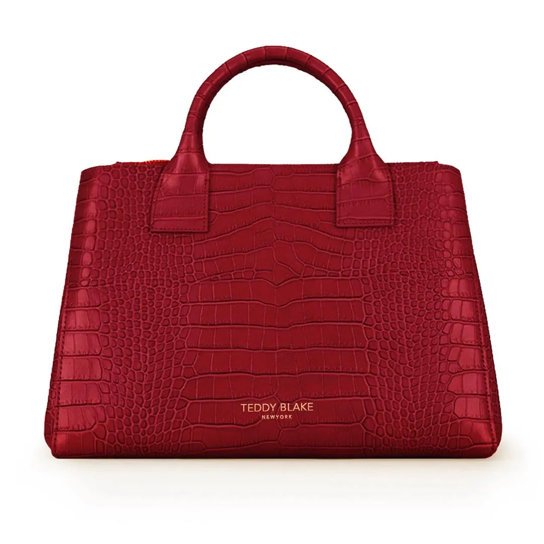 Bella Croco 15" - Dark Red