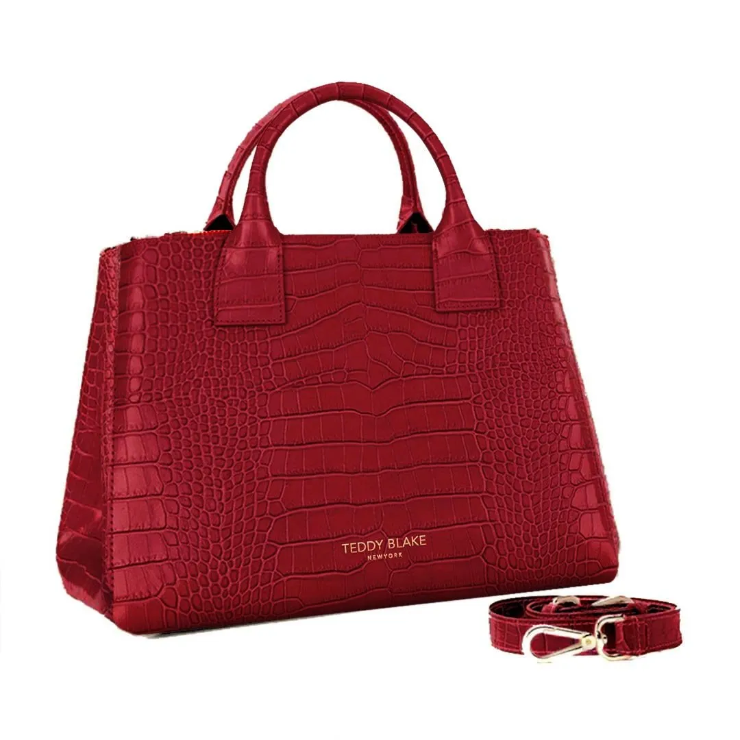 Bella Croco 15" - Dark Red