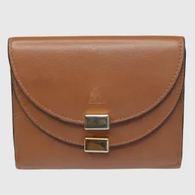 Brown Small Georgia Multi Flap Wallet