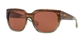 Costa Del Mar Womens WaterWoman 2 Shiny Ocean Jade Frames - Copper Plastic Lens - Polarized Sunglasses