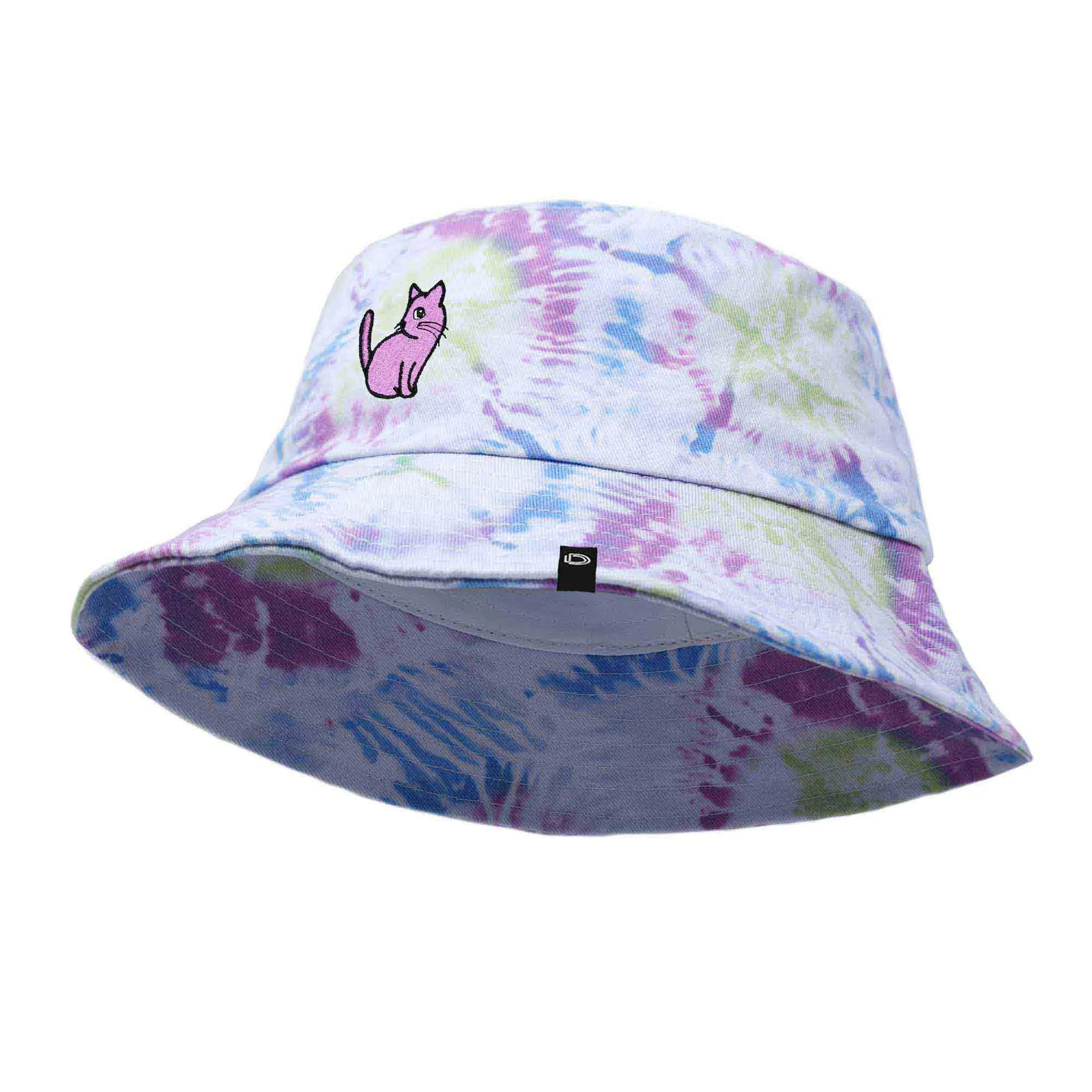 Dalix Lilac Cat Bucket Hat