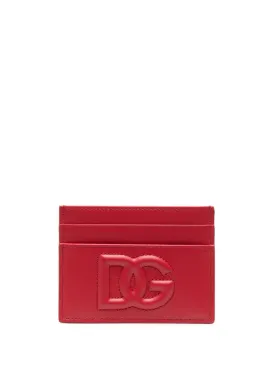 Dolce & Gabbana calfskin DG Logo card holder