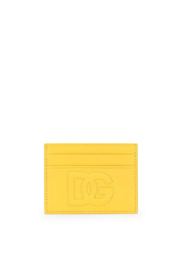 Dolce & Gabbana calfskin DG Logo card holder