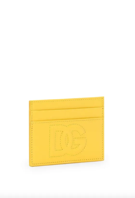 Dolce & Gabbana calfskin DG Logo card holder