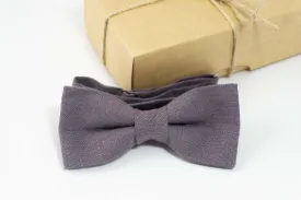 Dusty purple bow tie | groomsmen bow tie