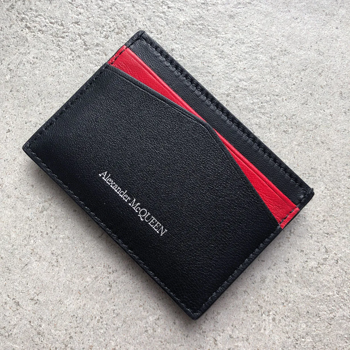 Flat Cardholder Heart, Black