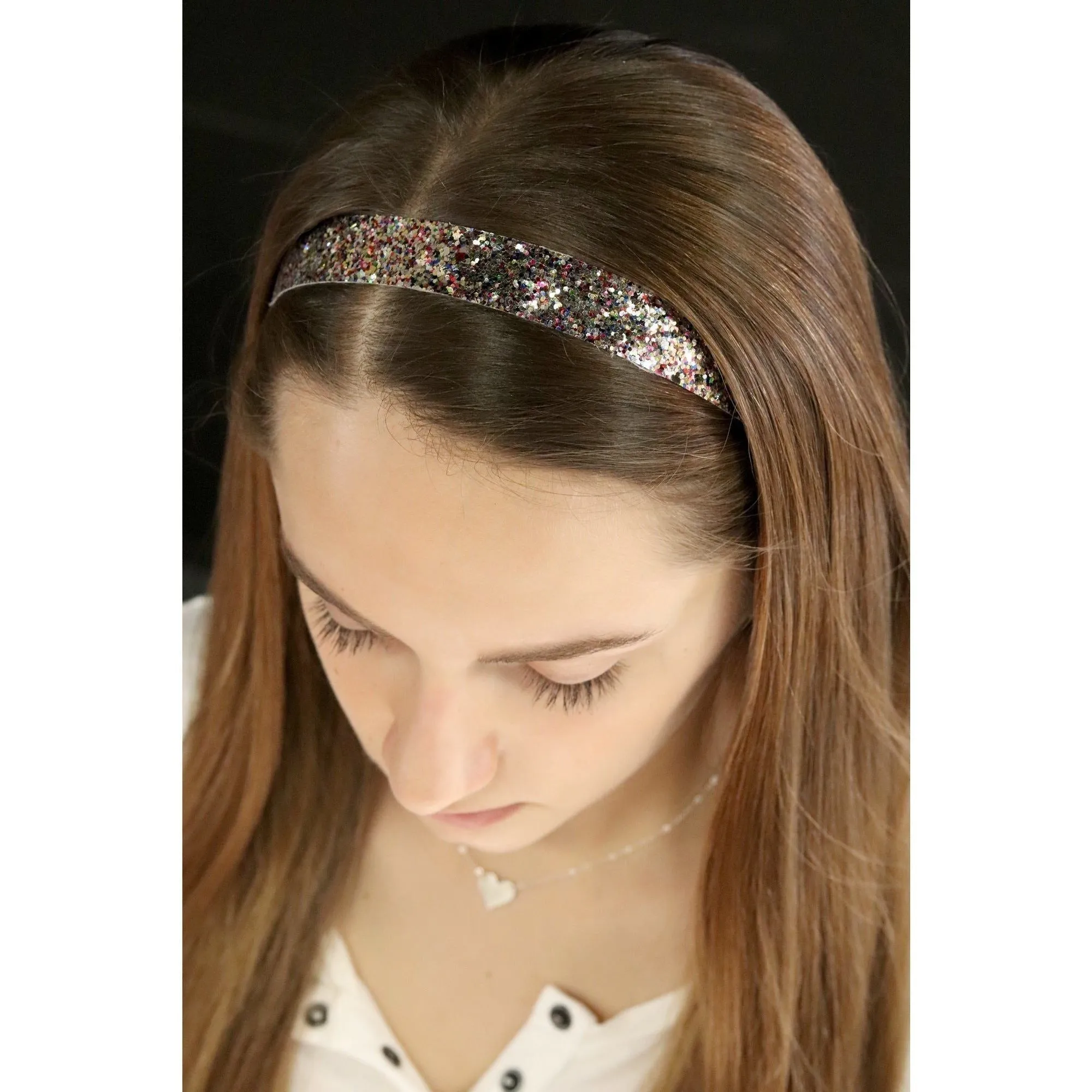 Hot Pink Cheetah Glitter Headband