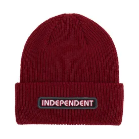 Independent Trucks B/C Groundwork Beanie Long Shoreman Red/Black Beanie