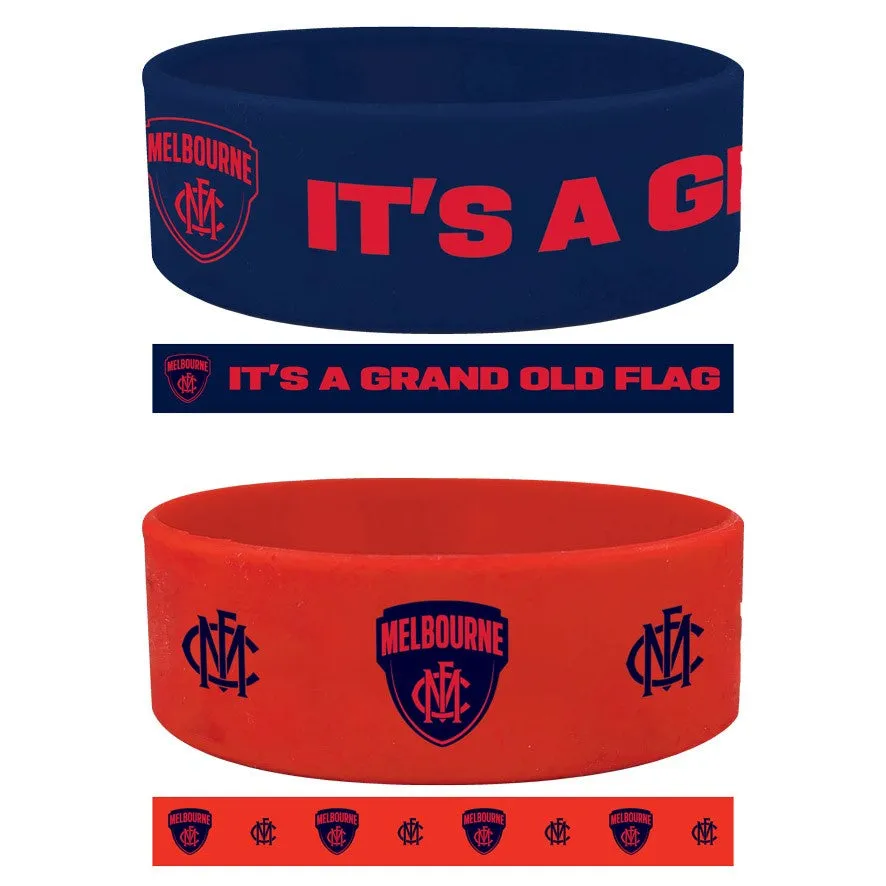 Melbourne Demons Set of 2 Wrist Bands