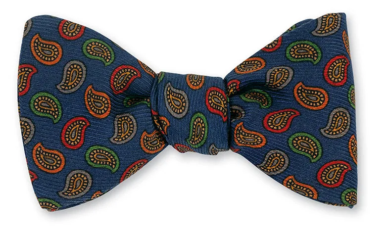 Navy Alexander Pine Bow Tie - B5591