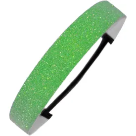 Neon Green Glitter Headband