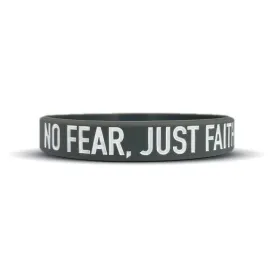 NO FEAR, JUST FAITH Wristband