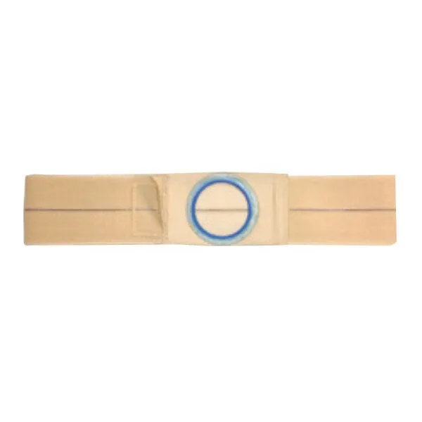 Nu-Hope Support Belt, Original Flat Panel, 2-3/4" Center Stoma, 3" Wide, Prolapse Strap, Large (36" to 41" Waist), Beige