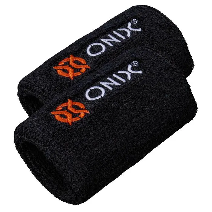 Onix Pickleball Wristband 4" Wide [Black] - 2 per package