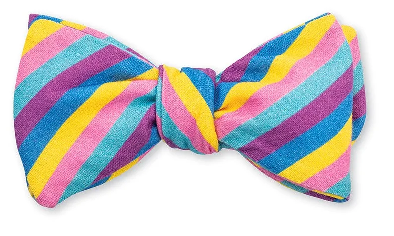 Pastel Emory Stripes Bow Tie - B5276