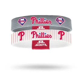 Philadelphia Phillies MLB 2 Pack Wristbands