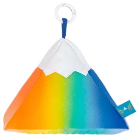 Rainbow Airbrush Mountain Keychain