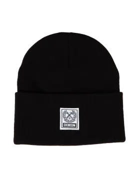 Ribbed Beanie - Black