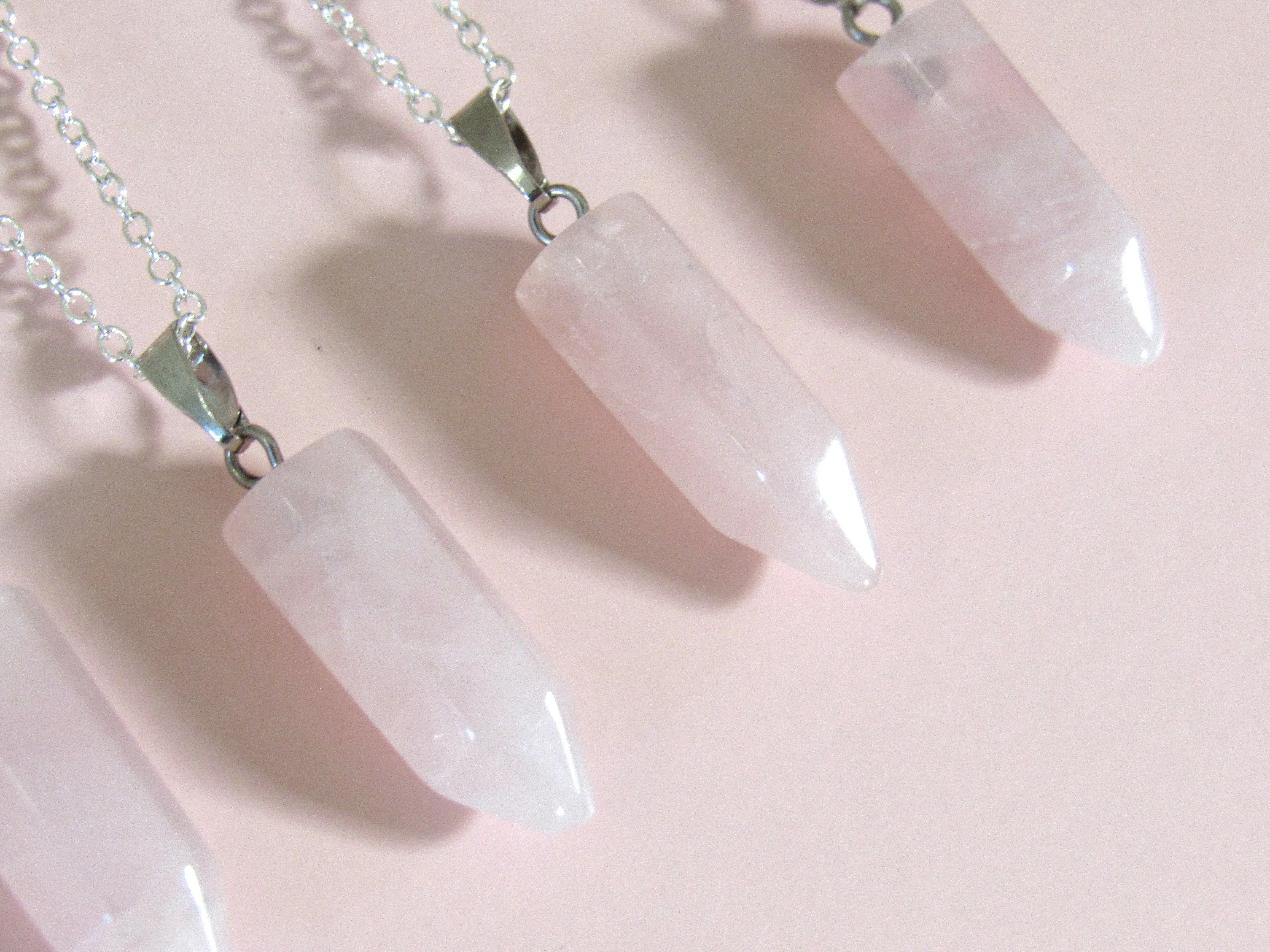 Rosy Rose Quartz Chokers