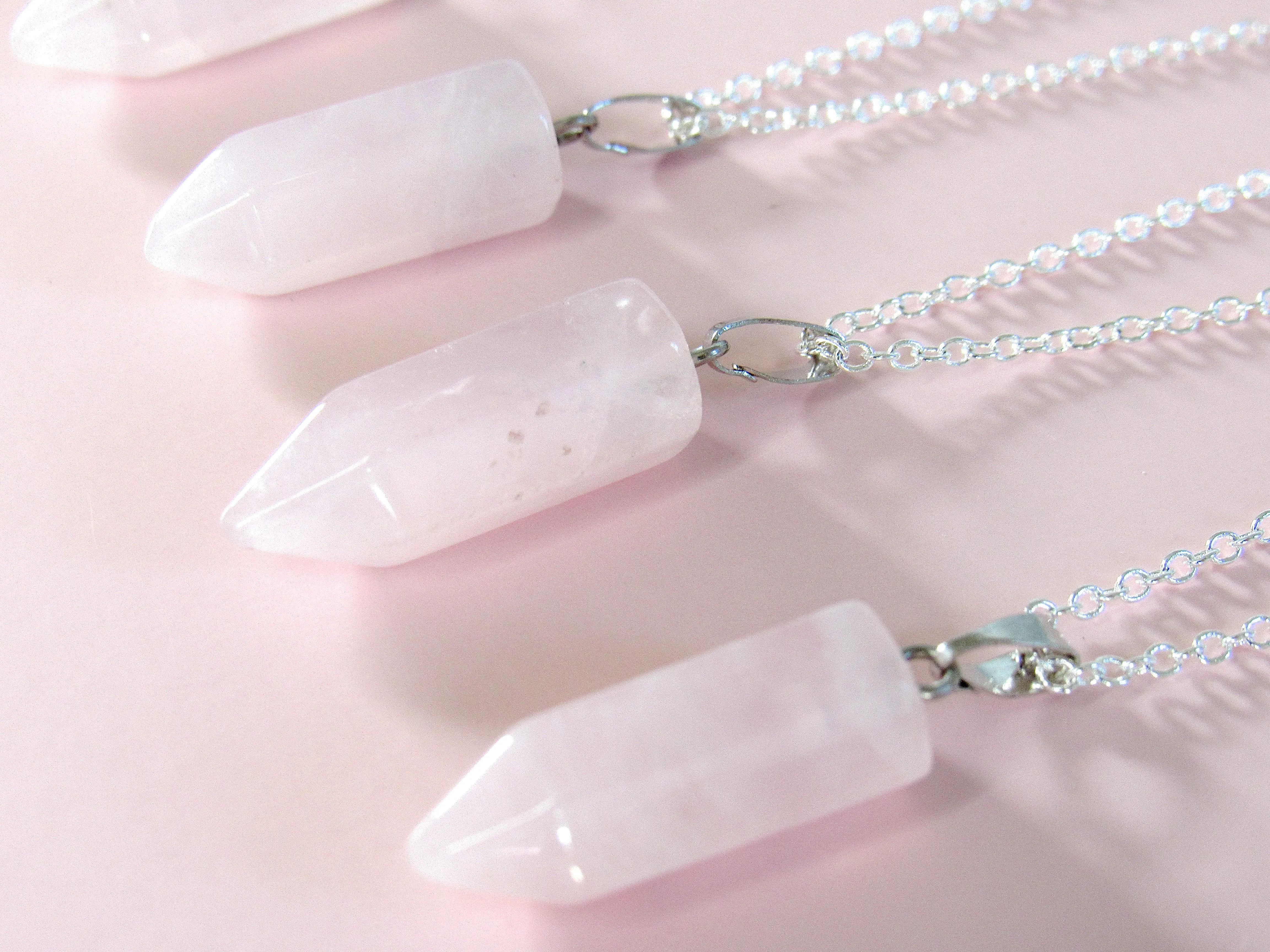 Rosy Rose Quartz Chokers