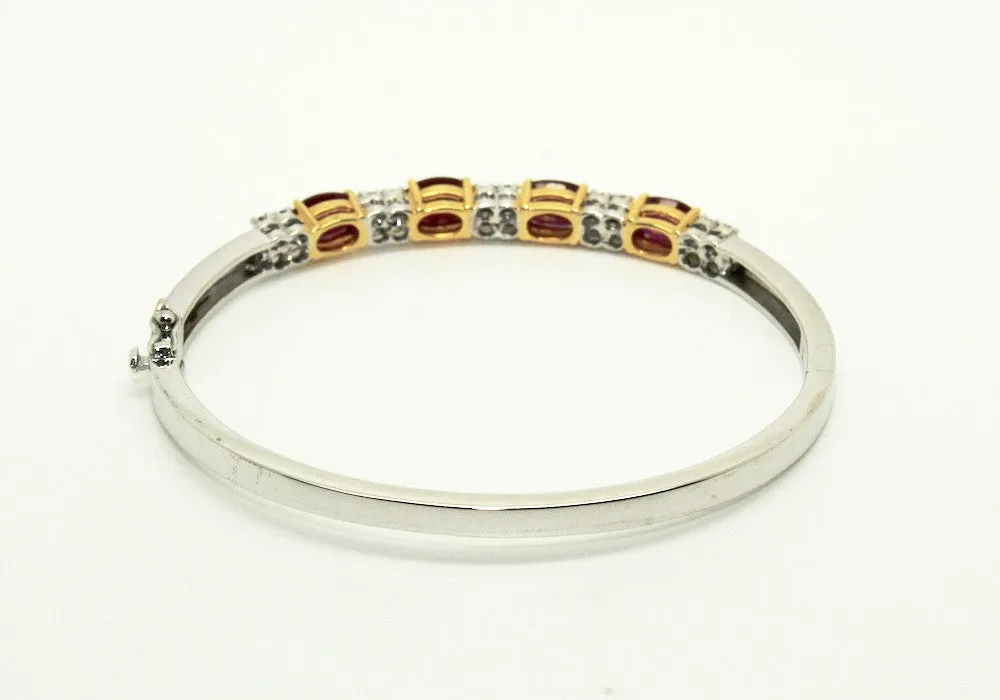 Ruby & Diamond  Bangle / Item code:BNG1