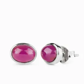 Ruby Stud Earrings