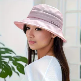 Silk Fisherman Sun Protection Hat for Women - High-End Summer UV Sun Hat