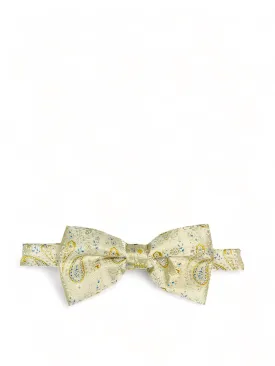 Steven Land Champagne Floral Bow Tie Set