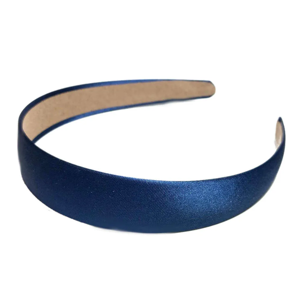 Suede Lined 1 inch Wide Satin Headbands