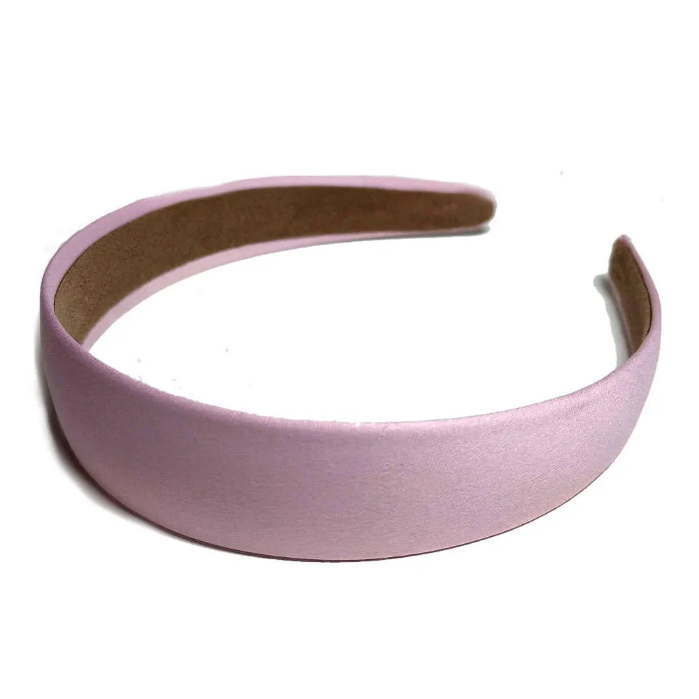 Suede Lined 1 inch Wide Satin Headbands