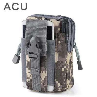 Tactical Molle bag Pouch Belt Waist Packs Bag Pocket Military Waist Fanny Pack Pocket for Iphone 6 6s 5s for Samsung Galaxy S6