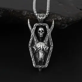 'The Goat' Skull Goat Pendant Necklace