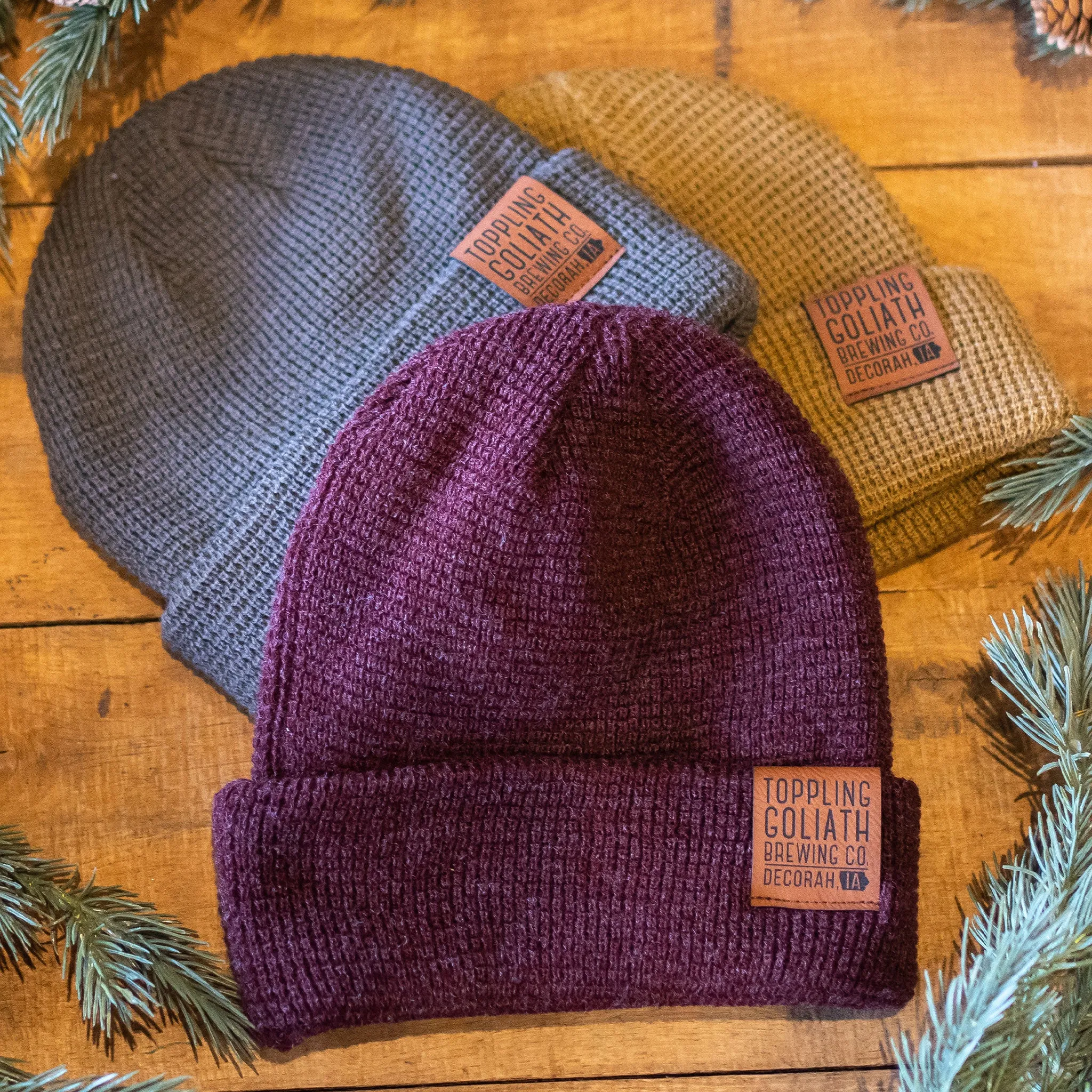 Waffle Knit Beanies