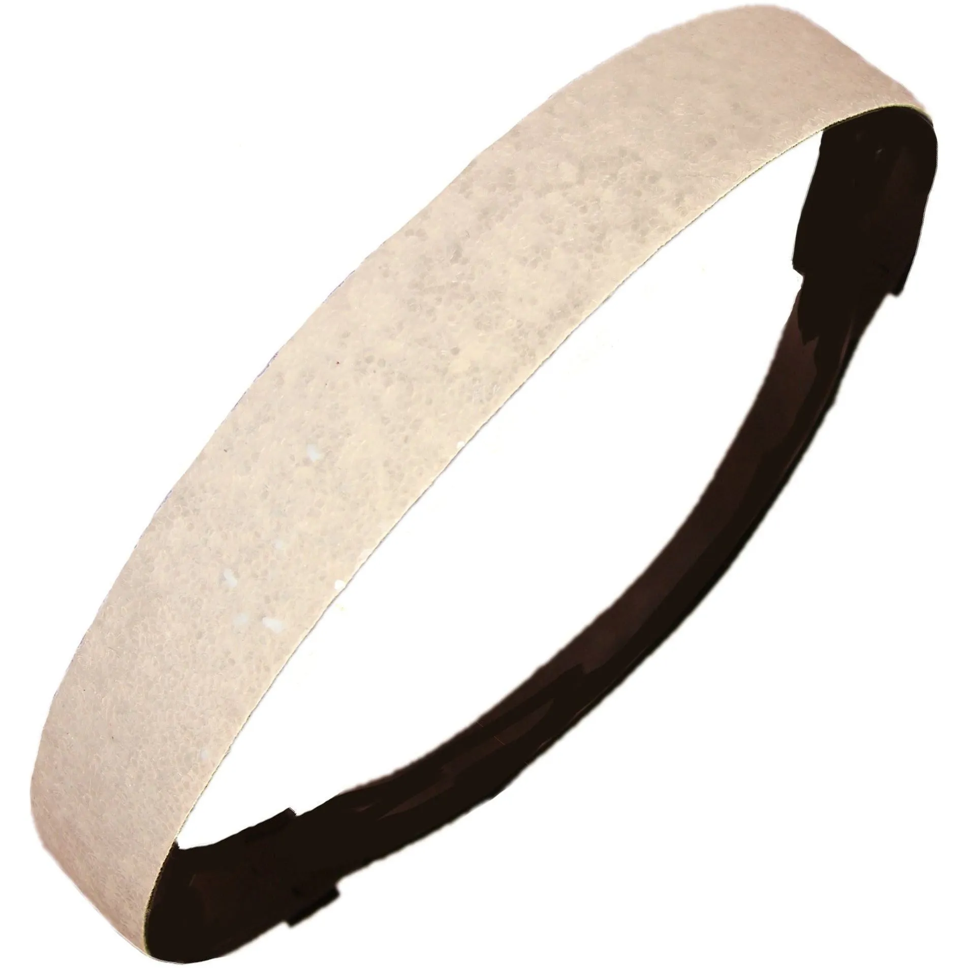 White Glitter Headband