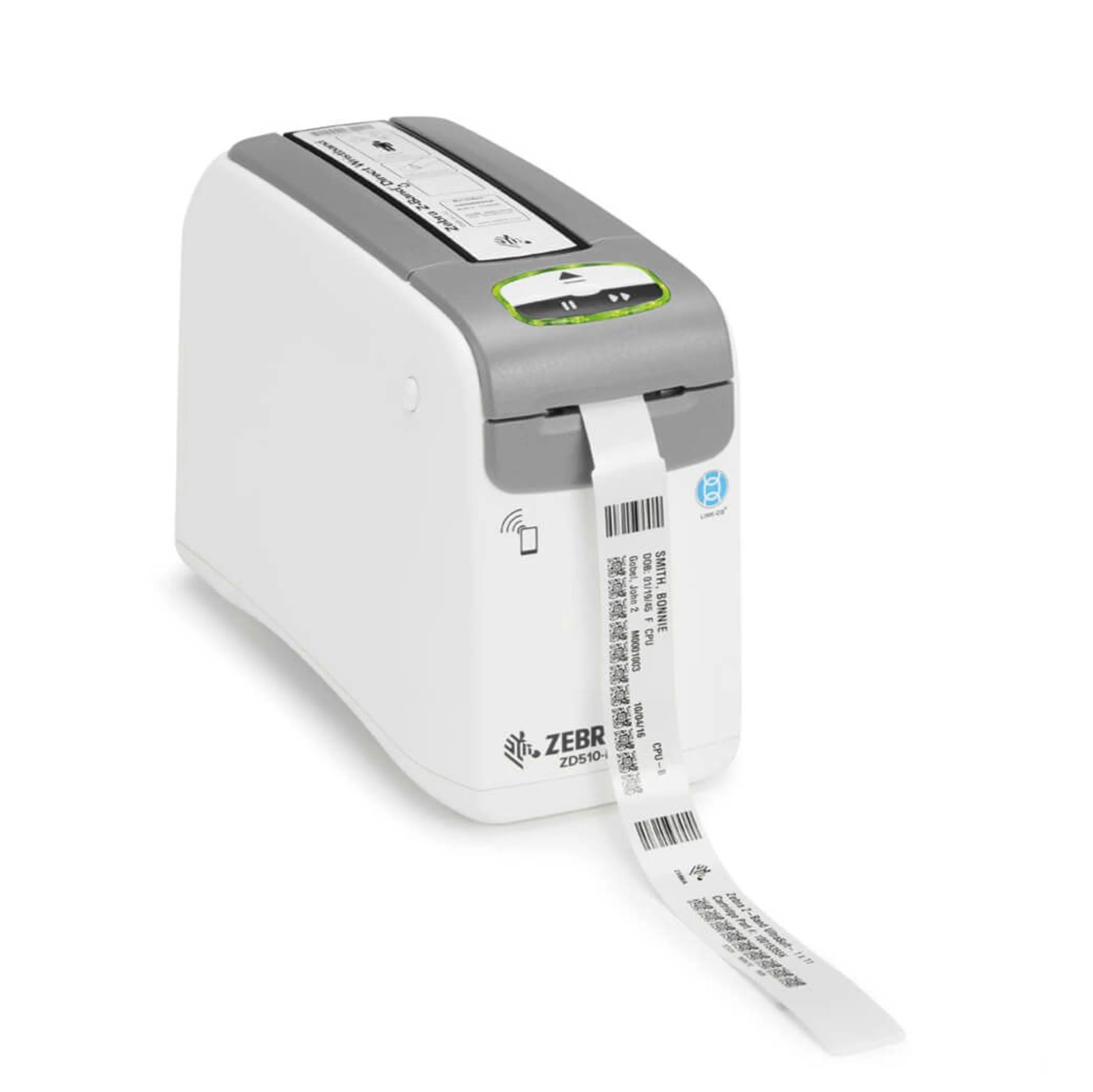 Zebra ZD510-HC  Wristband Printer, Print Adult or Child Wristbands